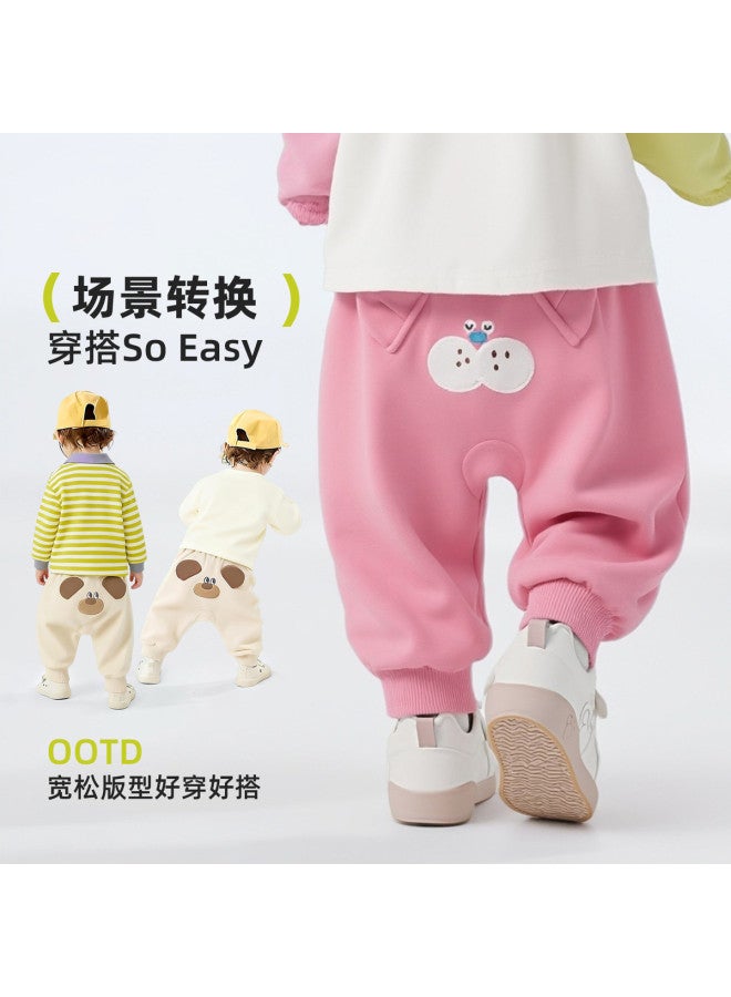 Babu Bean Infant Big Bottom Pants Toddler Pants Children's Little Boy And Girl Baby Pants - Image 3
